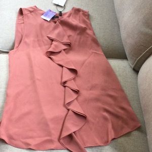 Theory Jastrid L parakeet smooth silk sleeveless top